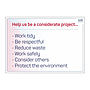 Site Safe - Help us be a considerate project sign
