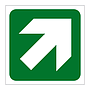 Up right directional arrow (Marine Sign)