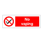 No vaping sign