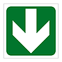Down directional arrow (Marine Sign)