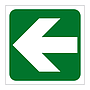 Left directional arrow (Marine Sign)