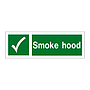 Smoke hood with text (Marine Sign)