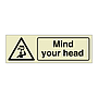 Mind your head sign