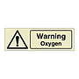 Warning Oxygen sign