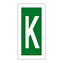 Letter K (Marine Sign)