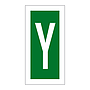 Letter Y (Marine Sign)