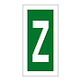 Letter Z (Marine Sign)