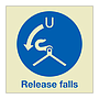 Release falls with text 2019 (Marine Sign)
