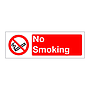 No smoking with text (Marine Sign)