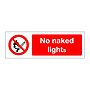 No naked lights (Marine Sign)