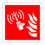 Fire emergency radio symbol (Marine Sign)