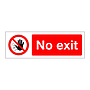 No exit (Marine Sign)