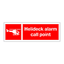 Helideck alarm call point (Marine Sign)