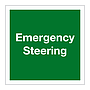 Emergency steering (Marine Sign)