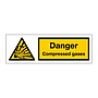 Danger Compressed gases (Marine Sign)