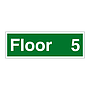 Floor 5 sign