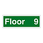 Floor 9 sign