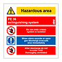 FE 36 extinguishing system (Marine Sign)