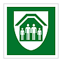 Protection shelter symbol (Marine Sign)