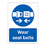 Wear seat belts sign