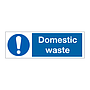 Domestic waste (Marine Sign)