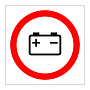 Emergency source of electrical power battery (Marine Sign)