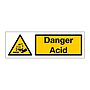 Danger Acid (Marine Sign)
