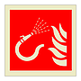 Fire hose symbol sign