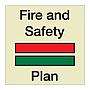 Fire and safety plan (Marine sign)