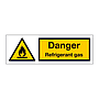 Danger Refrigerant gas (Marine Sign)