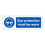 Eye protection must be worn (Marine Sign)