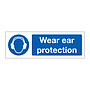 Wear ear protection (Marine Sign)