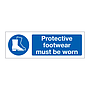 Protective footwear must be worn (Marine Sign)