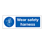 Wear safety harness (Marine Sign)