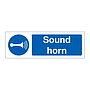 Sound horn (Marine Sign)