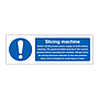 Slicing machine instructions (Marine Sign)