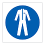 Wear protective clothing symbol (Marine Sign)