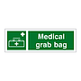 Medical grab bag with text (Marine Sign)