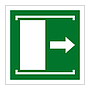 Slide to open right symbol sign (Marine Sign)