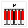 Powder Fixed fire extinguishing battery (Marine Sign)