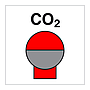 CO2 Fixed fire extinguishing bottle (Marine Sign)