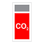 Supplementary CO2 extinguisher media sign (Marine Sign)