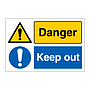 Danger Keep out (Marine Sign)