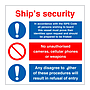 Ships security ISPS Code (Marine Sign)