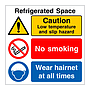 Refrigerated space (Marine Sign)