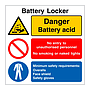 Battery Locker (Marine Sign)