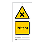 Irritant tie tag Pack of 10 (Marine Sign)
