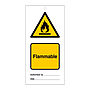 Flammable tie tag Pack of 10 (Marine Sign)