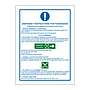 Emergency instructions for passengers (Marine Sign)