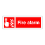 Fire alarm with text (Marine Sign)